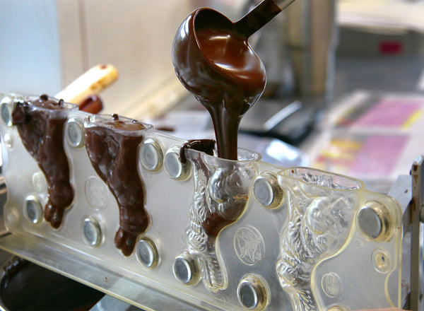 Tiny Windsor Chocolate Factory Creates a Chocolate Bunny Brigade