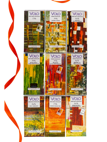 Complete SET- ALL NINE VOLO CHOCOLATE BARS