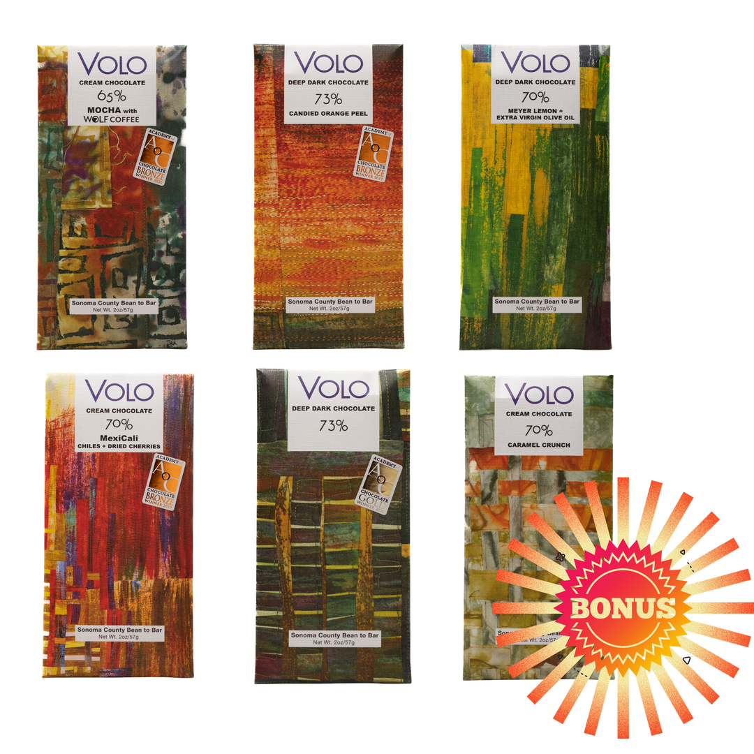 MAXIMUS - Club VOLO Chocolate Subscription of 7 Bars