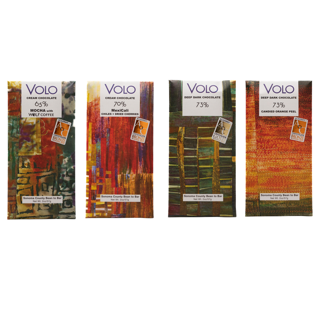 GUSTUS - Club Volo Chocolate Subscription - Four Bars per month